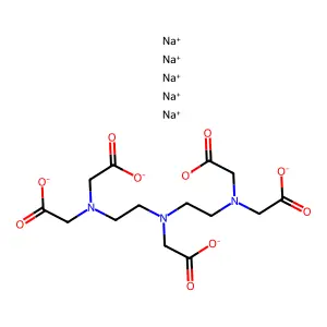 pentasodium2-[bis[2-[bis(carboxylatomethyl)amino]ethyl]amino]acetate structure