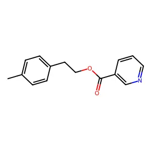p-Tolylmethylcarbinol-nicotinic acid ester structure