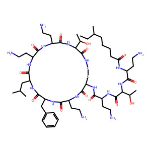 polymyxin b structure