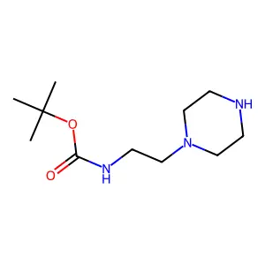 1-(2-N-Boc-aminoethyl)piperazine structure