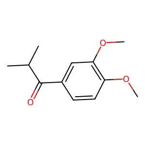 1-(3,4-dimethoxyphenyl)-2-methyl-1-propanone structure