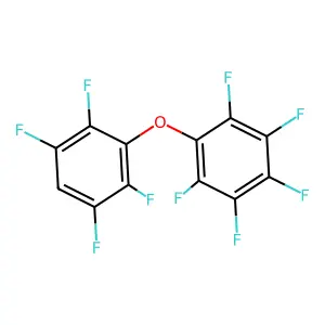 1,2,3,4,5-pentafluoro-6-(2,3,5,6-tetrafluorophenoxy)benzene structure