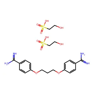 Propamidine isethionate structure