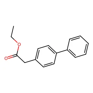 ethyl 4-biphenylacetate structure