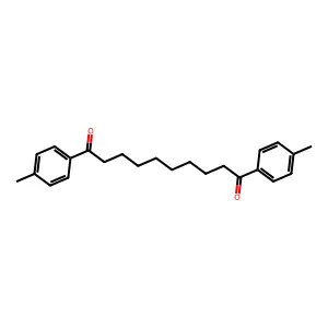 1,10-bis(4-methylphenyl)decane-1,10-dione structure