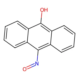 10-nitrosoanthracen-9-ol structure