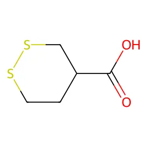 1,2-Dithiane-4-carboxylic acid structure