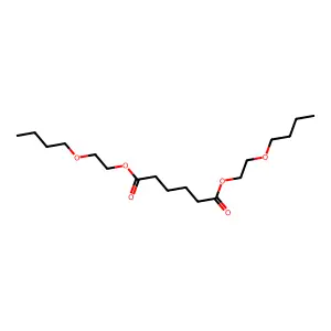 Bis(2-butoxyethyl) adipate structure