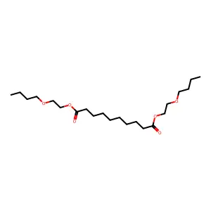 Bis(2-butoxyethyl) sebacate structure