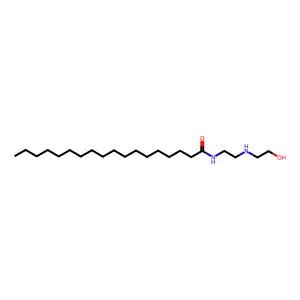 N-[2-(2-hydroxyethylamino)ethyl]octadecanamide structure