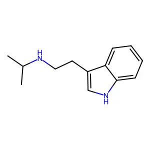 N-[2-(1H-indol-3-yl)ethyl]propan-2-amine structure