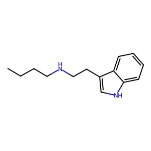 N-Butyl-1H-indole-3-ethanamine structure