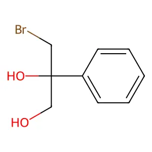1,2-Propanediol, 3-bromo-2-phenyl- structure