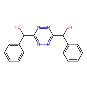 1,2,4,5-tetrazine-3,6-diylbis(phenylmethanol) structure