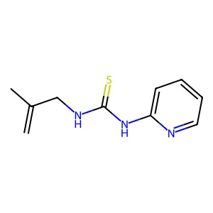 1-(2-methylprop-2-enyl)-3-pyridin-2-ylthiourea structure