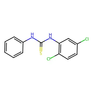1-(2,5-dichlorophenyl)-3-phenylthiourea structure