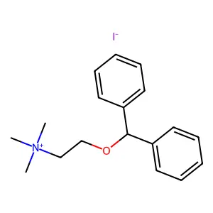 Diphenhydramine methiodide structure