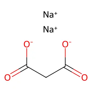 Malonic acid, disodium salt structure