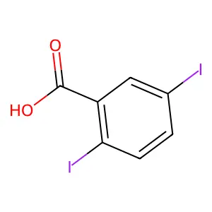 Compound C7H4I2O2 structure