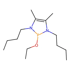 1,3-dibutyl-2-ethoxy-4,5-dimethyl-1,3,2-diazaphosphole structure