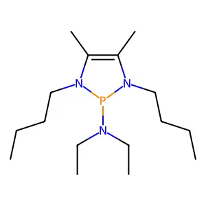 1,3,2-Diazaphosphol-4-ene, 2-(diethylamino)-1,3-dibutyl-4,5-dimethyl- structure