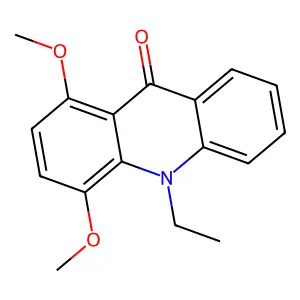 10-Ethyl-1,4-dimethoxy-9(10H)-acridinone structure