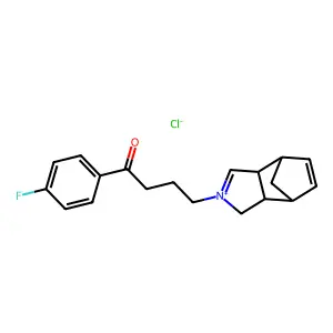 Butyrophenone, 4'-fluoro-4-(3a,4,7,7a-tetrahydro-4,7-methanoisoindolin-2-yl)-, hydrochloride structure