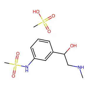 AMIDEPHRINE MESYLATE structure