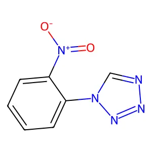1-(2-nitrophenyl)-1H-1,2,3,4-tetrazole structure