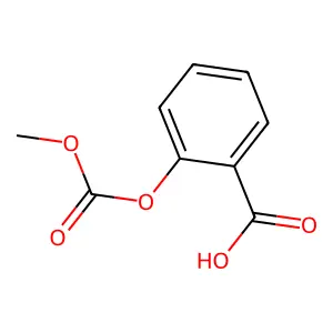 CARBONIC ACID, METHYL ESTER, ESTER with SALICYLIC ACID structure