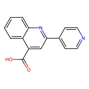 2-(pyridin-4-yl)quinoline-4-carboxylic acid structure