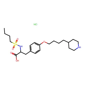 Tirofiban hydrochloride anhydrous structure