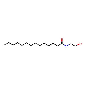 N-(2-Hydroxyethyl)myristamide structure