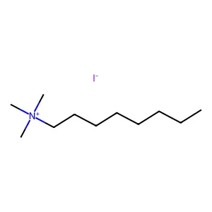 Octyltrimethylammonium iodide structure