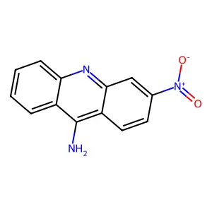 ACRIDINE, 9-AMINO-3-NITRO- structure