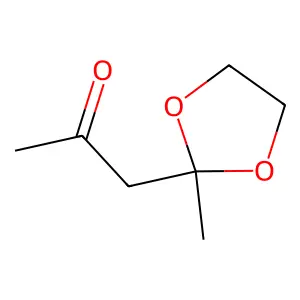 1-(2-methyl-1,3-dioxolan-2-yl)propan-2-one structure