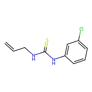 1-(3-chlorophenyl)-3-prop-2-enylthiourea structure