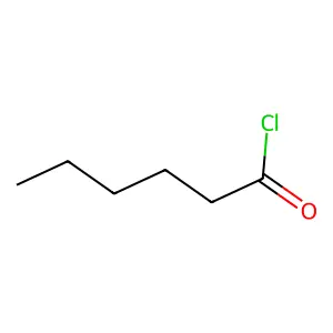 Hexanoyl chloride structure