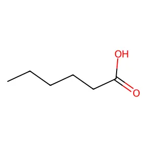 HEXANOIC ACID structure