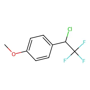 1-(1-chloro-2,2,2-trifluoroethyl)-4-methoxybenzene structure