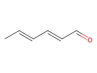 Hexa-2,4-dienal structure