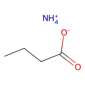 Ammonium butyrate structure