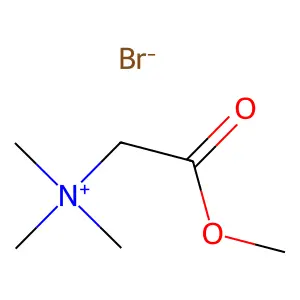(2-methoxy-2-oxoethyl)-trimethylazanium bromide structure
