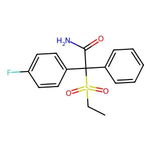 Compound C16H16FNO3S structure