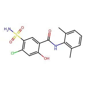 Compound C15H15ClN2O4S structure