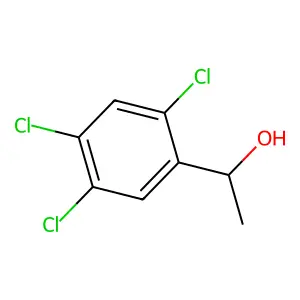 1-(2,4,5-trichlorophenyl)ethanol structure