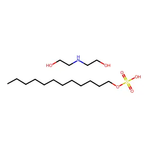 dodecyl hydrogen sulfate2-(2-hydroxyethylamino)ethanol structure