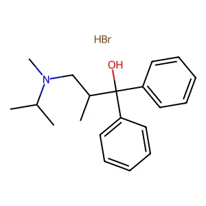 1,1-Diphenyl-2-methyl-3-(isopropylmethylamino)propanol hydrobromide structure