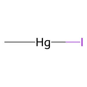 Iodomethylmercury structure