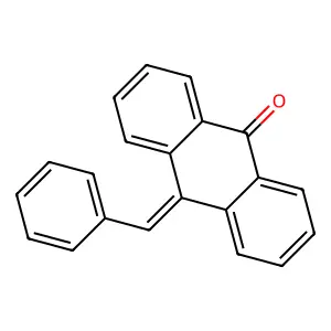 10-benzylideneanthracen-9(10h)-one structure